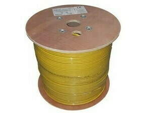 TELEX KLEXI66804H LEXI-Net kabel Cat 6 UTP LSOH licna (Dca) 24 AWG 500m cívka, žlutý plášť