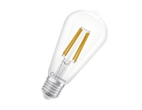 LED žárovka LEDVANCE LEDISON60EELA 3.8W 830 FILCL E27 S, čiřá