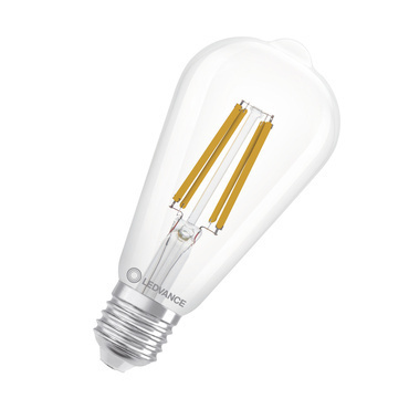 LED žárovka LEDVANCE LEDISON60EELA 3.8W 830 FILCL E27 S, čiřá