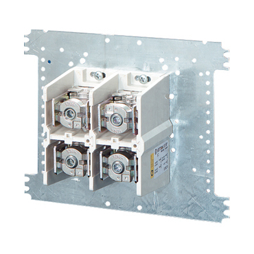 HEN Mi VE 302 Svorkovnice 2 pólová upevněná na montážní desce, 630A, připojitelnost 2x 120-300mm2 ne