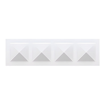 Rámeček čtyřnásobný SIMON 10 CR4/11, bílá