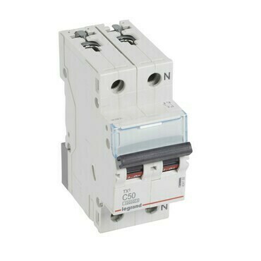 Jistič dvoupolový LEGRAND 404193 TX3 1+N C50 10000A