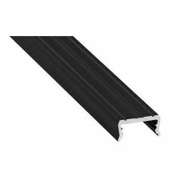 Profil hliníkový GREENLUX AL-PROFIL ATOM černá LACQUERED 1M (10-1475-10)