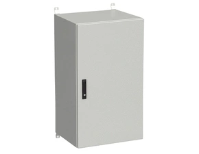 Rozvaděč nástěnný SOLARIX LC-20-24U-65-22-G, 19", 24U, 600x500 mm, plechové dveře, zámek, venkovní