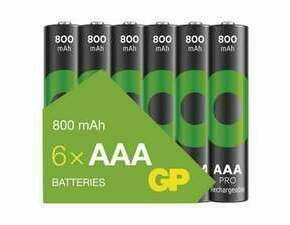 Baterie nabíjecí GP ReCyko B2618V Pro AAA (HR03) 6PP