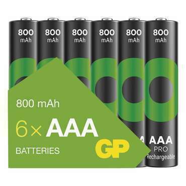 Baterie nabíjecí GP ReCyko B2618V Pro AAA (HR03) 6PP