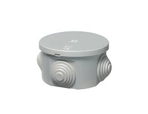 HLS HL 400C1 Rozbočovací krabice na omítku s průchodkami, upevnění víka - šroubování, IP44, pr. 65x3