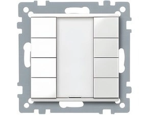 SCHN MTN617419 KNX tlač. panel 4-násobný plus, Polar, System M