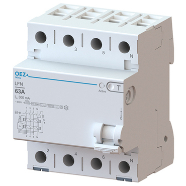 Chránič čtyřpolový OEZ:46435 LFN-25-4-030B-K Proudový chránič