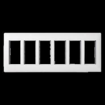 Rámeček SIMON 51010106-030, ke kr. zapust. Simon 500, 6M, nebo 12M K45, bílá