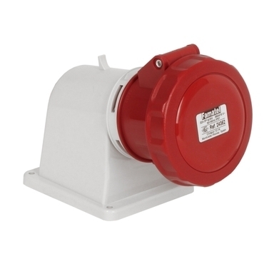 FAM Zásuvka vestavná 24352 IP67/400V/32A/4P 6h, úhel 90° - SpeedPRO