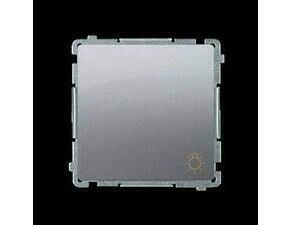 Ovladač zapínací SIMON BMS1A.01/21, řazení 1/0, 16 A/250 V~, šroubové svorky, ocelová