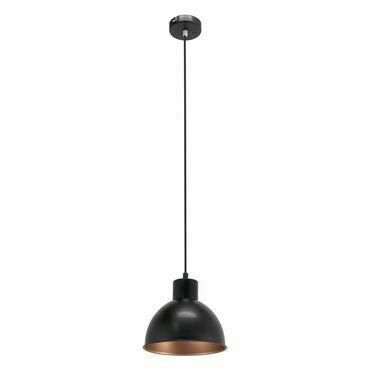 Kovový lustr ve stylu Vintage černá O210 mm 1X60W EGLO