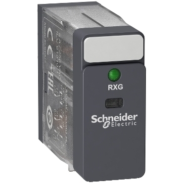 SCHN RXG23M7 Relé Zelio RXG, 2 C/O , 5 A, 220 V AC, LED RP 0,02kč/ks