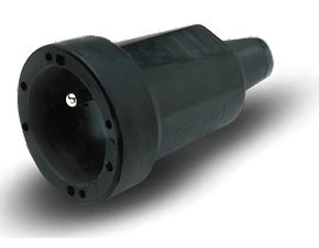 FAM Spojka 2107-N IP20/230V/16A - domovní, PVC, černá