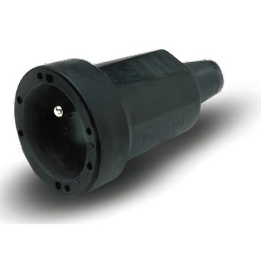 FAM Spojka 2107-N IP20/230V/16A - domovní, PVC, černá