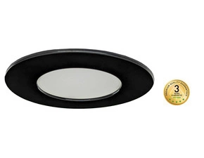 Svítidlo LED vestavné GREENLUX LED BONO-R černá 5W 3CCT