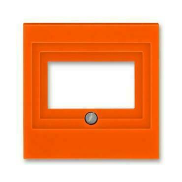 Kryt zásuvky ABB Levit 5014H-A00040 66, oranžová, repro., komunikační přímé nebo přístroje USB