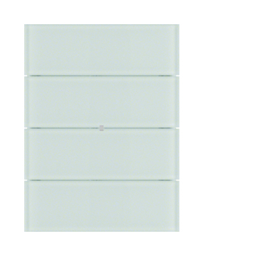 HAG 75164090 Senzor, tlačítkový, 4-násobný, B.IQ, sklo, bílá