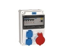 Skříň zásuvková NG Zásuvková kombinace zás. 1x CEE 32A 5p 400V, 1x CEE 16A 5p 400V, 2x 16A 230V