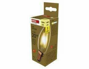 EMOS Z53012 LED VNT CANDLE 2,5W(20W) 225lm E14 WW+