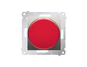 SIMON 54 DSS2.01/44 Signalizační a orientační osvětlení s LED, světlo červené., (strojek s krytem) 2