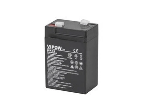 Baterie olověná VIPOW BAT0200, 6V, 4,5Ah