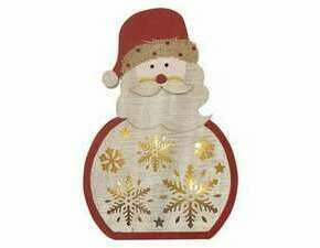 EMOS DCWW24 5LED XMAS  WOOD SANTA 2AAA WW