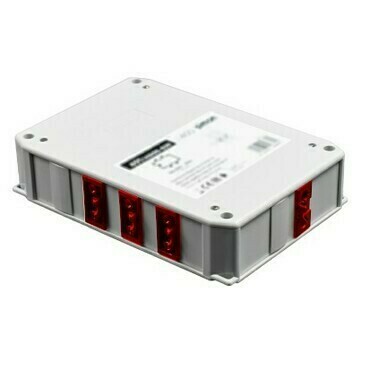 Krabice UPS rozvodná jednookruhová SIMON 49120700-039, 1vstup GST18i+9 výstup GST18i