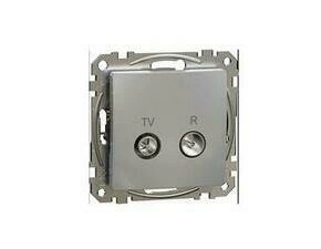 SCHN SDD113471R Sedna D/E - TV R zásuvka koncová 4dB, Aluminium