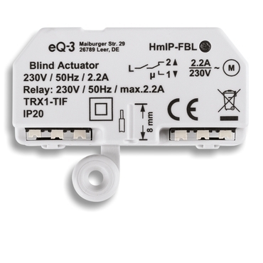 Smart ovladač žaluzií a rolet HOMEMATIC IP HmIP-FBL
