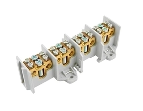 EL 1000519 Svorkovnice stoupací HAK/4/35, nekrytá, 100A, 4pól., každý pól 1x35mm2 a 2x25mm2, na DIN