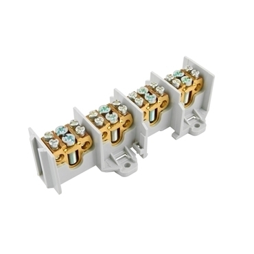 EL 1000519 Svorkovnice stoupací HAK/4/35, nekrytá, 100A, 4pól., každý pól 1x35mm2 a 2x25mm2, na DIN