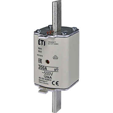 ETI 004184217 pojistka, NH1 gG 200A/500V