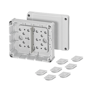 HEN DP 9220 Krabcová rozvodka pro chráněné instalace IP 54, bez svorkovnice, použití i pro lištový a