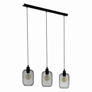 Závěsné svítidlo WRINGTON černá 740×150 mm 3x60W EGLO