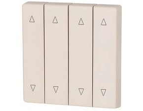 EATON 147622 CWIZ-04/22 Kryt RF tlačítka 4x1/4 55x55mm, Nahoru-dolů, Krémová, matná