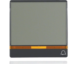 HAG 16966076 Kolébka s 2 výměnnými čočkami a popisovím polem (Š x V) 50,8 x 25,5 mm, Berker Q.x, ant