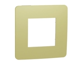 SCHN NU280211 Unica Studio Color - Krycí rámeček jednonásobný, Light Green/Bílý