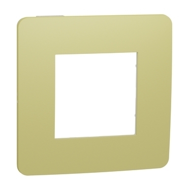 SCHN NU280211 Unica Studio Color - Krycí rámeček jednonásobný, Light Green/Bílý