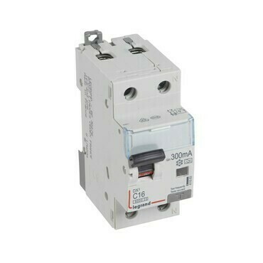 Chránič kombinovaný LEGRAND 411083 DX3 KOMB. 1+N C16 300MA A 6KA