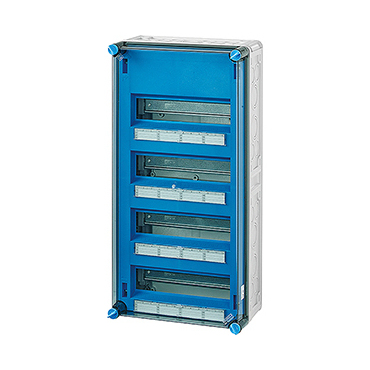 HEN Mi 1441 Jističová rozvodnice IP 65, prostor na 36 modulů ve 3 řadách, bez svorkovnice N/PE