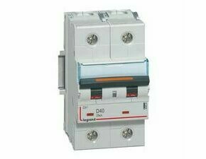 Jistič dvoupolový LEGRAND 409824 DX3 2P D40 25KA