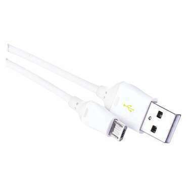 Kabel USB EMOS SM7004W, 2.0, USB-A/Micro USB-B, bílý, 1m