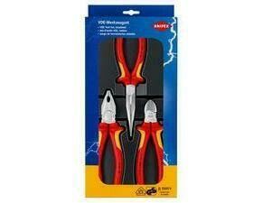 KNIPEX 00 20 12 Kleště do 1000 V, sada v kartonu