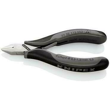 KNIPEX 77 32 115 ESD Kleště štípací boční pro elektroniku