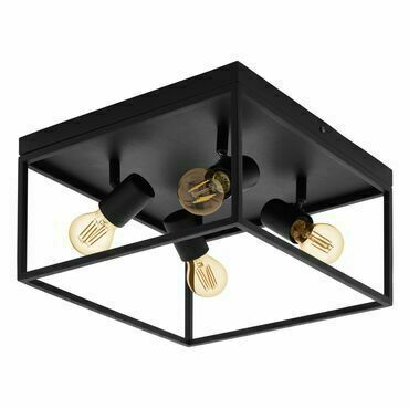 Svítidlo stropní EGLO DL 4 E27 SCHWARZ SILENTINA