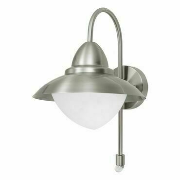 Svítidlo venkovní EGLO AL-WL 1 EDELSTAHL M.SENSOR SIDNEY, nástěnné