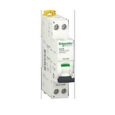 SCHN A9P54625 Jistič Acti9 iC40N 1P+N 25A C 6kA RP 0,13kč/ks