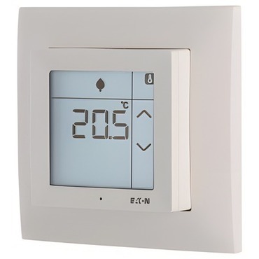 EATON 187712 CPAD-00/198 RF dotykový pokojový termostat 0-40°C s vlhkoměrem 10-95% teplo.vstup, komp